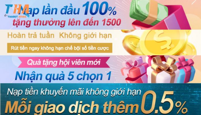 Khuyến mãi Thabet cực đa dạng