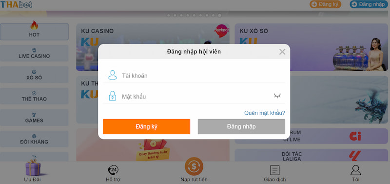 Thabet đăng nhập: Hướng dẫn đăng nhập đơn giản 2026 2 Thabet đăng nhập: Hướng dẫn chi tiết các bước